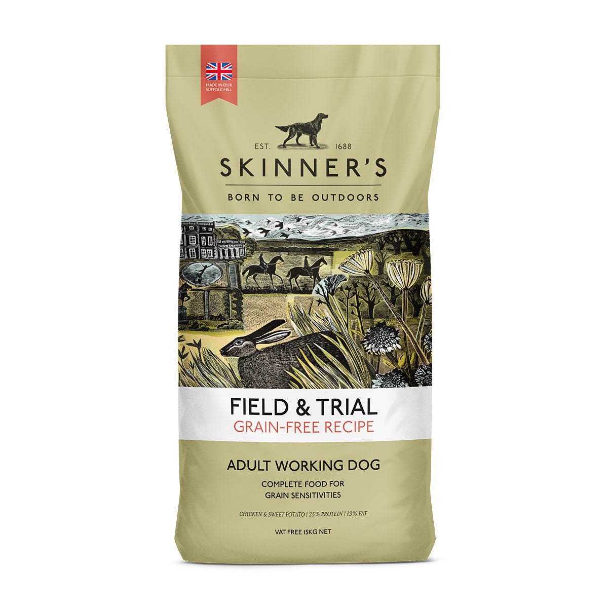 Field & Trial Grain Free Chicken and Sweet Potato (Skinner's) - SnowPaw Store - Skinner's - Dog Food