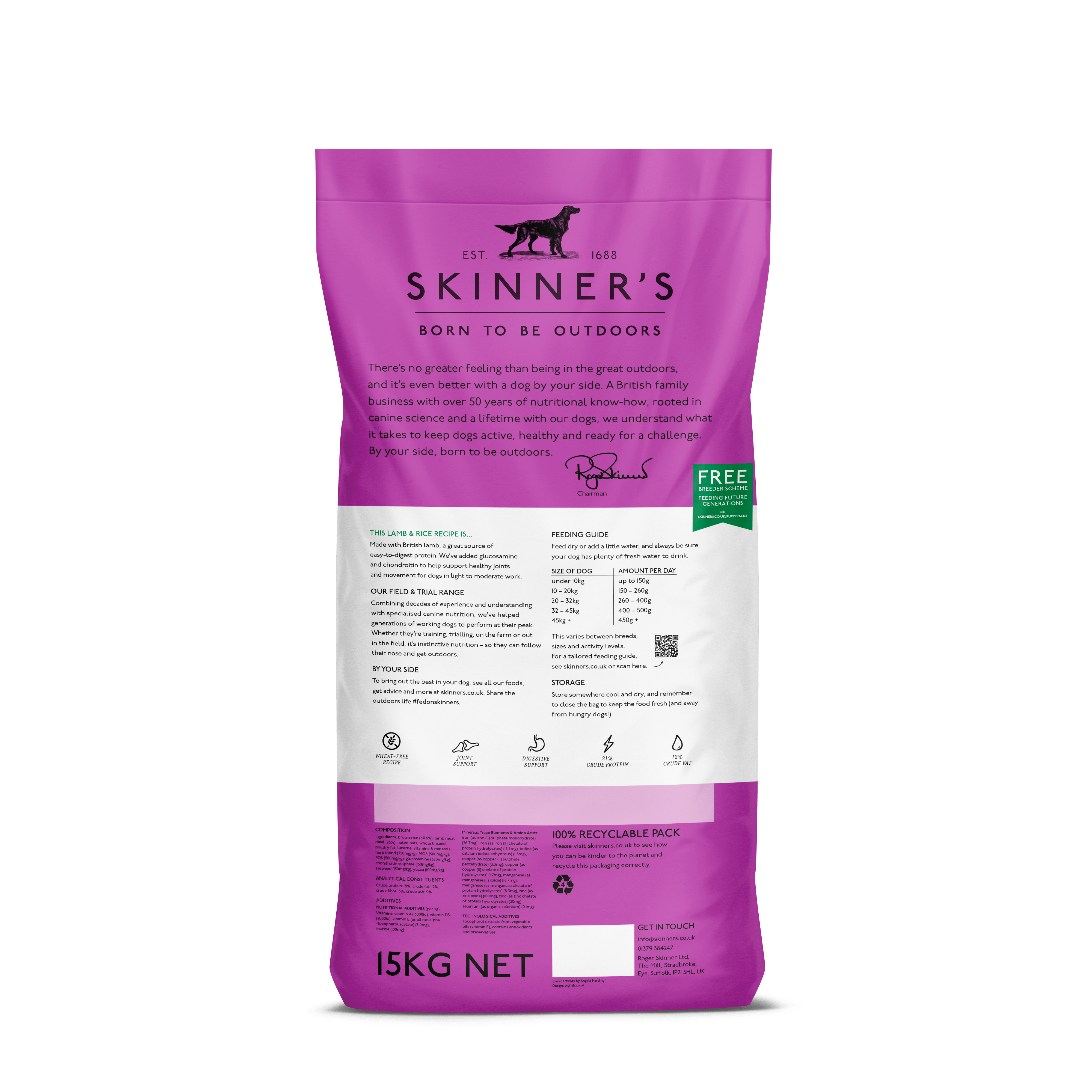 Field & Trial Lamb and Rice (Skinner's) - SnowPaw Store - Skinner's - Dog Food