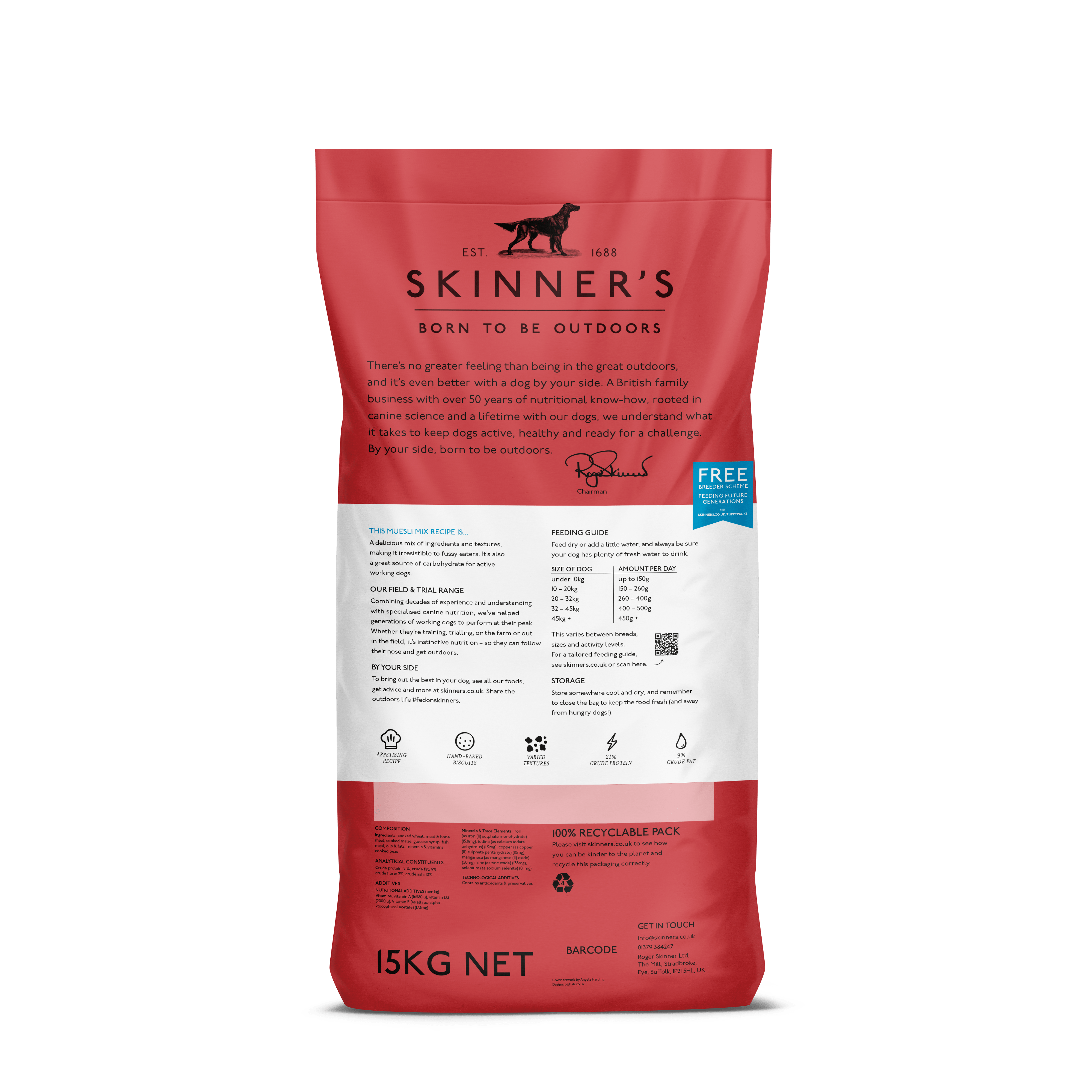 Field & Trial Muesli Mix (Skinner's) - SnowPaw Store - Skinner's - Dog Food