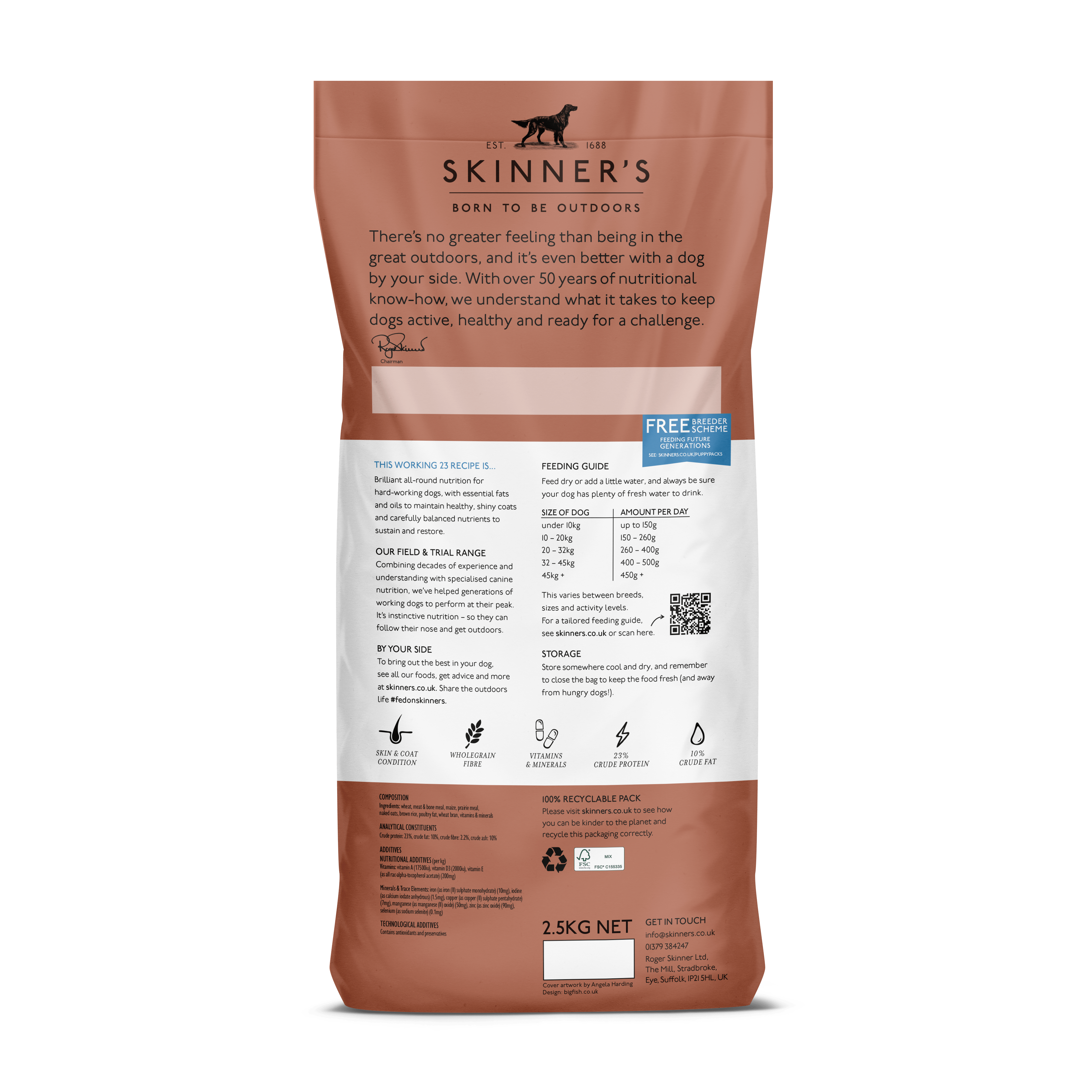 Field & Trial Working 23 (Skinner's) - SnowPaw Store - Skinner's - Dog Food