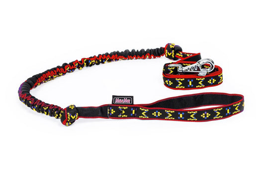 Lead with Built - in Bungee - SnowPaw Store - ManMat - Dog Collars, Leads, Belts
