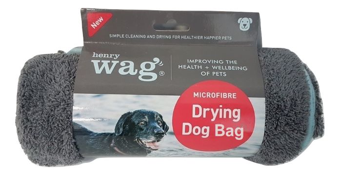 Microfibre Dog Drying Bag (Henry Wag) - SnowPaw Store - Henry Wag - Active Dog Gear