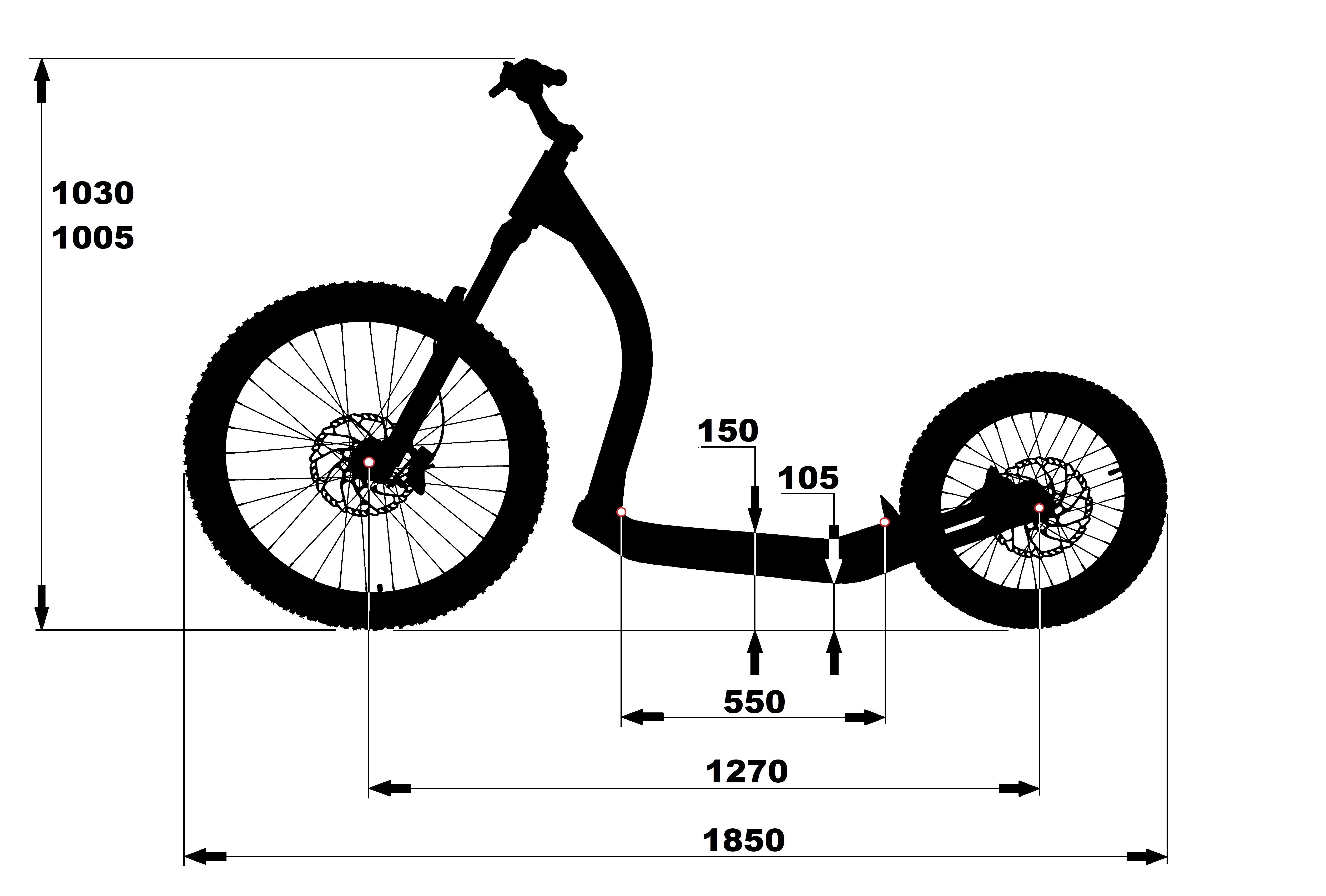 MUSHING PRO Scooter (Gravity Scooters) - SnowPaw Store - Gravity Scooters - Dog Scooters