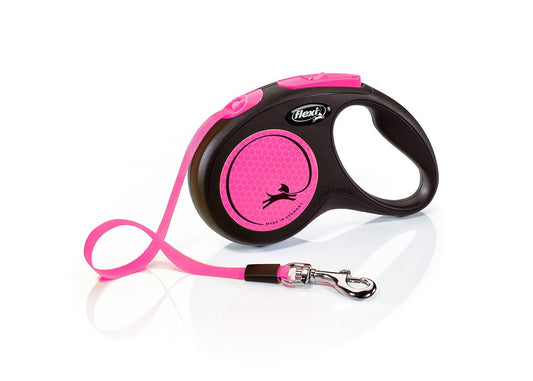 Neon Extending Tape Lead (Flexi) - SnowPaw Store - Flexi - Dog Collars, Leads, Belts