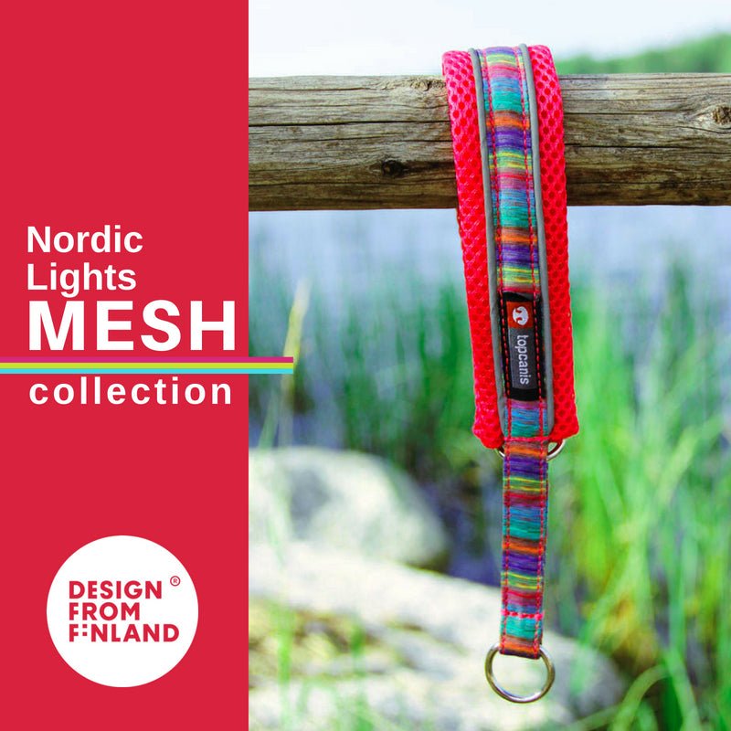 Nordic Lights Mesh collar (Finnero) - SnowPaw Store - Finnero - Dog Collars, Leads, Belts