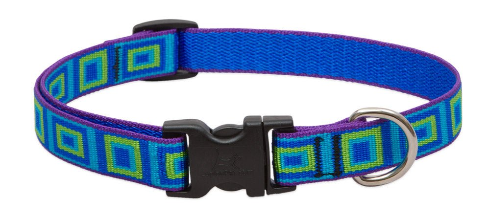 Patterned Adjustable Collar (Lupine) - SnowPaw Store - Lupine - Dog Collars, Leads, Belts