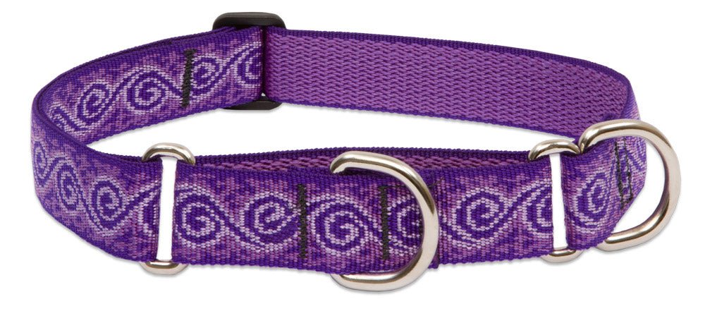 Patterned Martingale Collar (Lupine) - SnowPaw Store - Lupine - Dog Collars, Leads, Belts