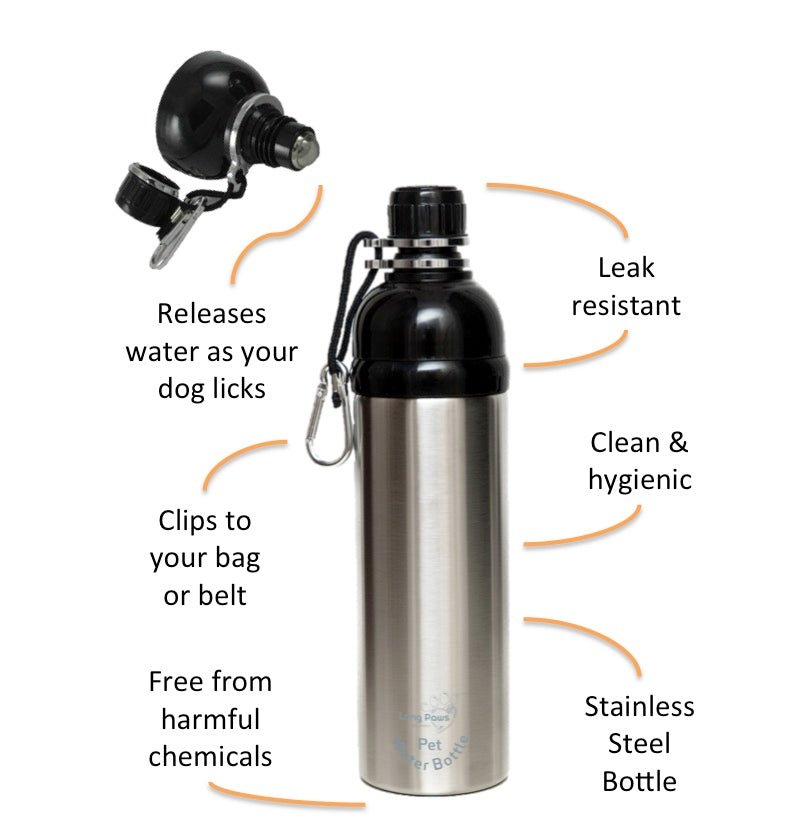 Pet Water Bottles (Long Paws) - SnowPaw Store - Long Paws - Active Dog Gear