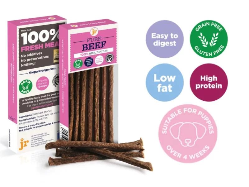 Pure Meat Sticks 50g (JR Pet Products) - SnowPaw Store - JR Pet Products - Dog Food