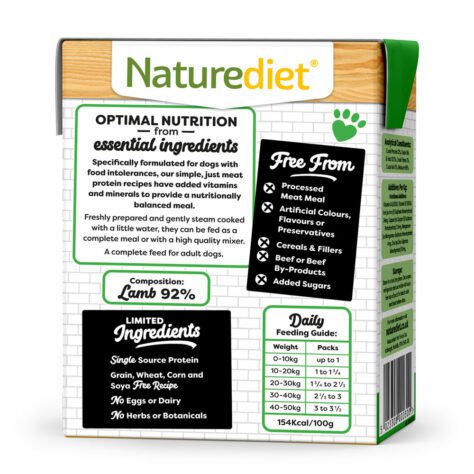 Purely Lamb (Nature's Diet) - SnowPaw Store - Nature's Diet - Dog Food