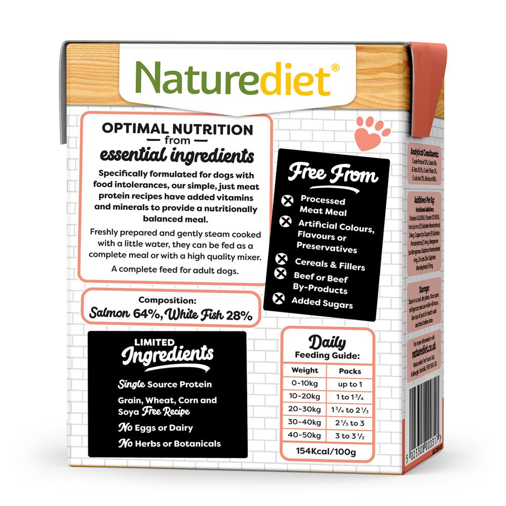 Purely Salmon & Whitefish (Nature's Diet) - SnowPaw Store - Nature's Diet - Dog Food