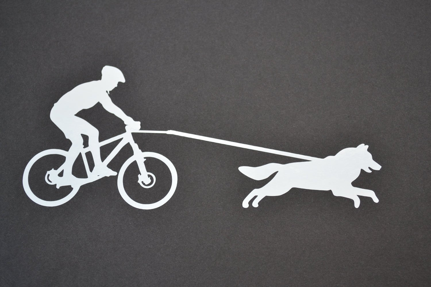 Sticker: Bikejoring - SnowPaw Store - SnowPaw Store - Gifts