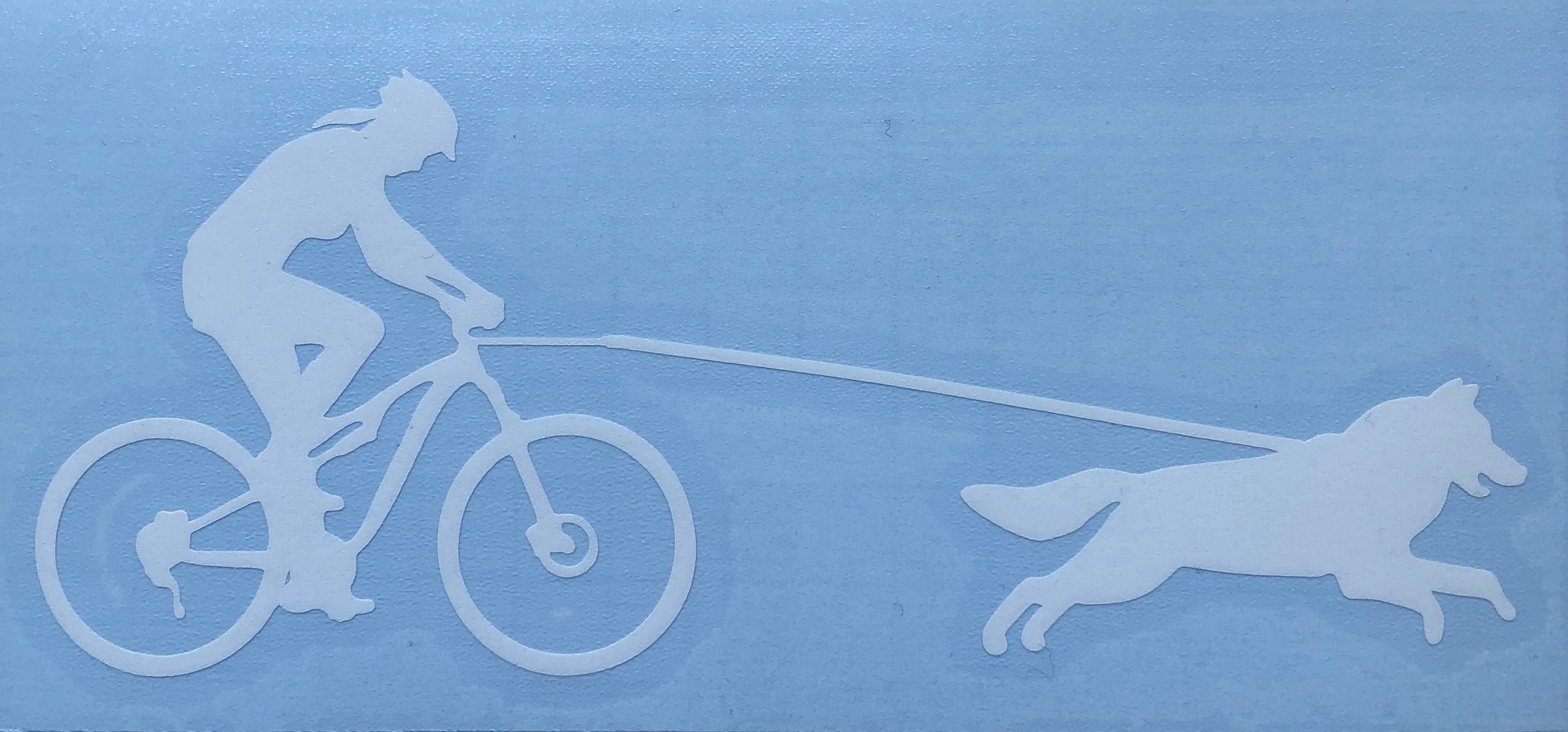 Sticker: Bikejoring - SnowPaw Store - SnowPaw Store - Gifts