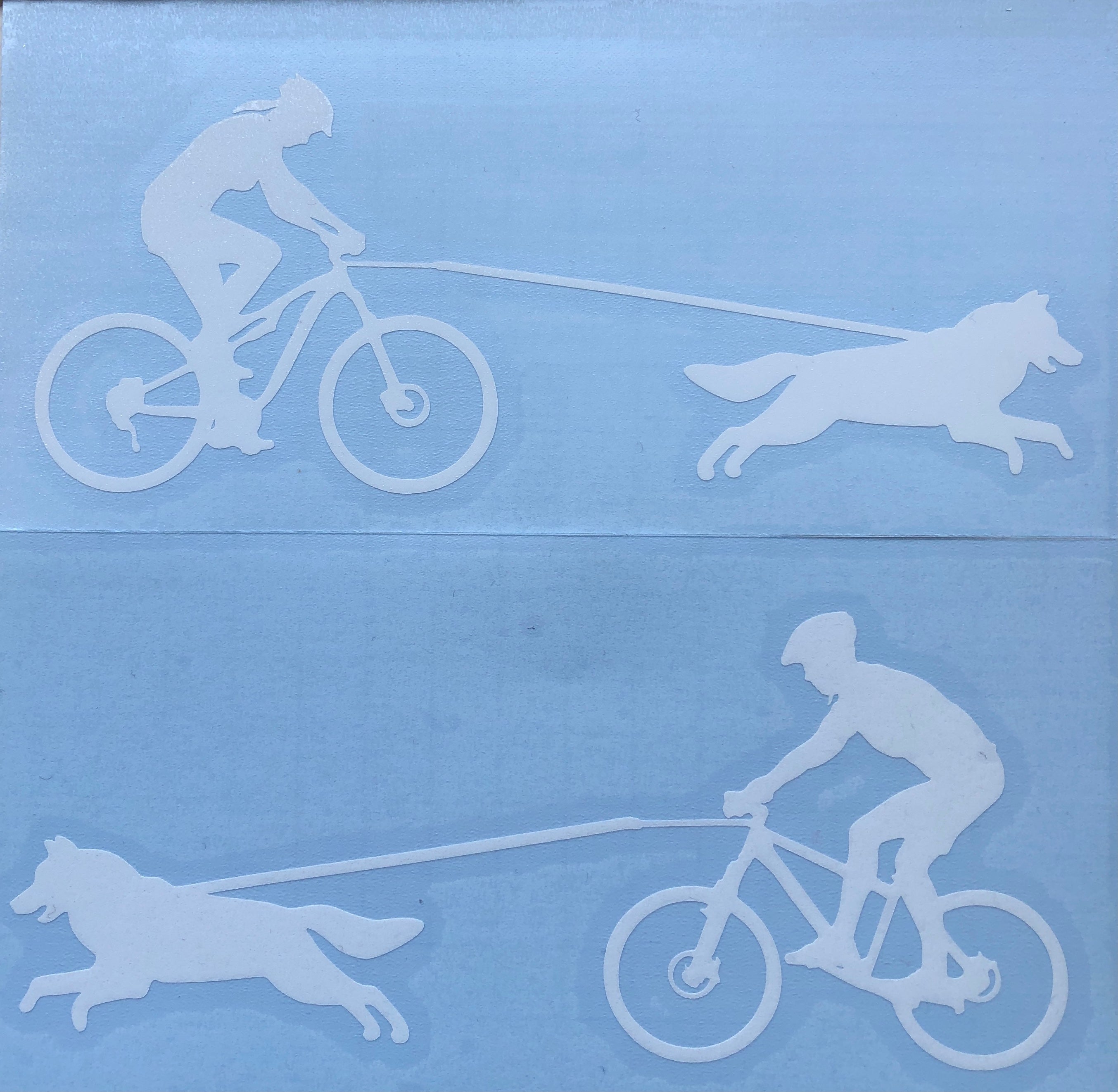 Sticker: Bikejoring - SnowPaw Store - SnowPaw Store - Gifts