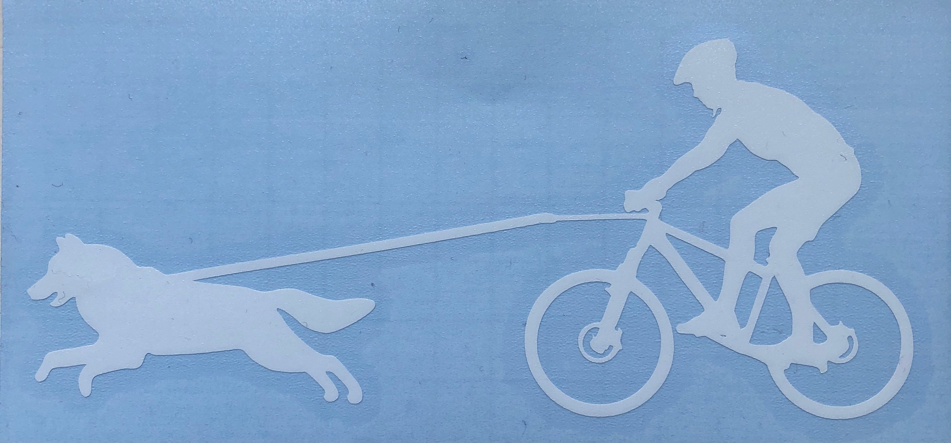 Sticker: Bikejoring - SnowPaw Store - SnowPaw Store - Gifts