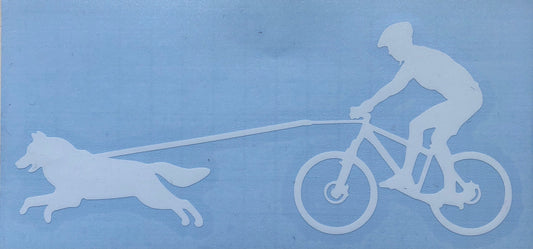 Sticker: Bikejoring - SnowPaw Store - SnowPaw Store - Gifts