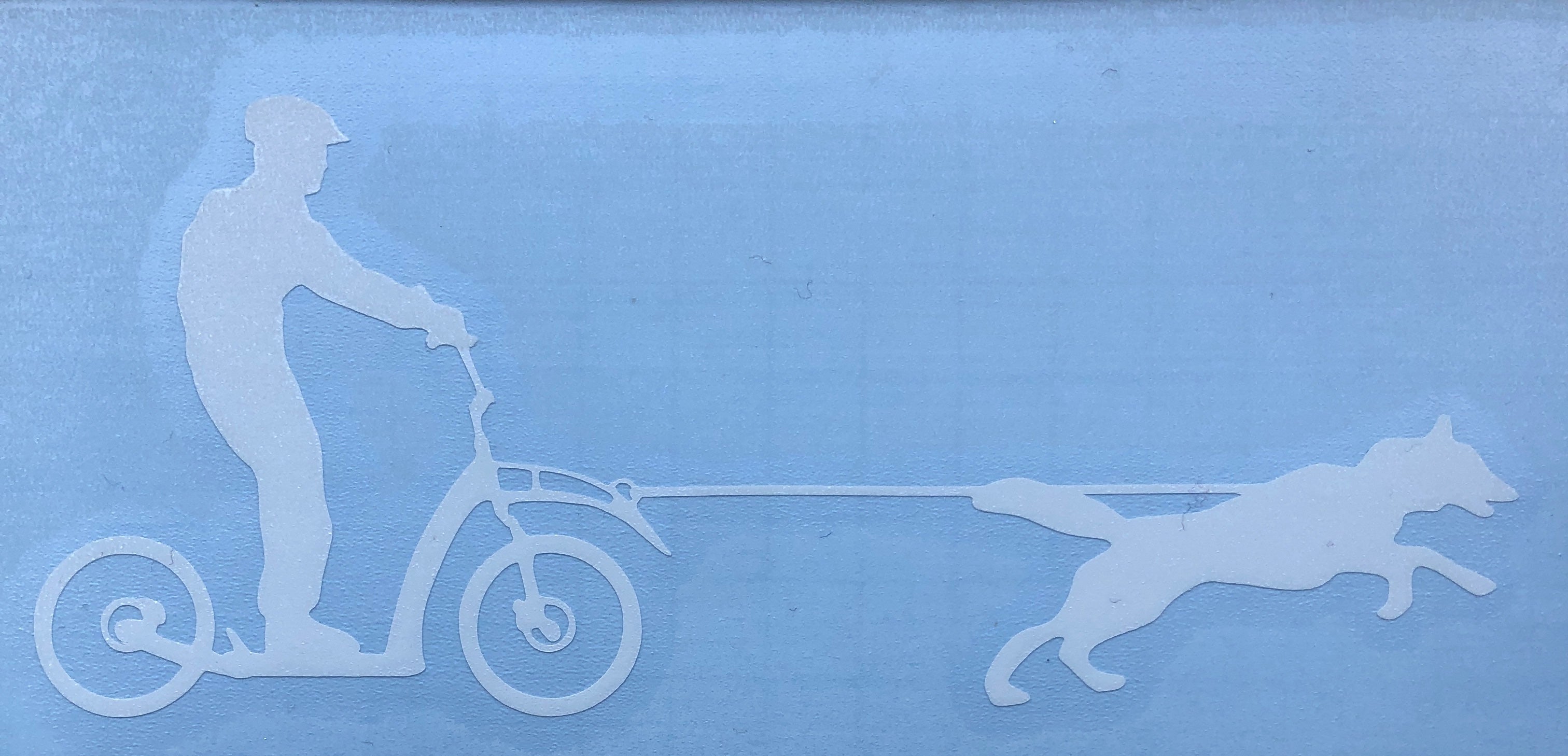 Sticker: Scooterjoring - SnowPaw Store - SnowPaw Store - Gifts