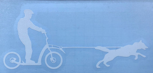 Sticker: Scooterjoring - SnowPaw Store - SnowPaw Store - Gifts