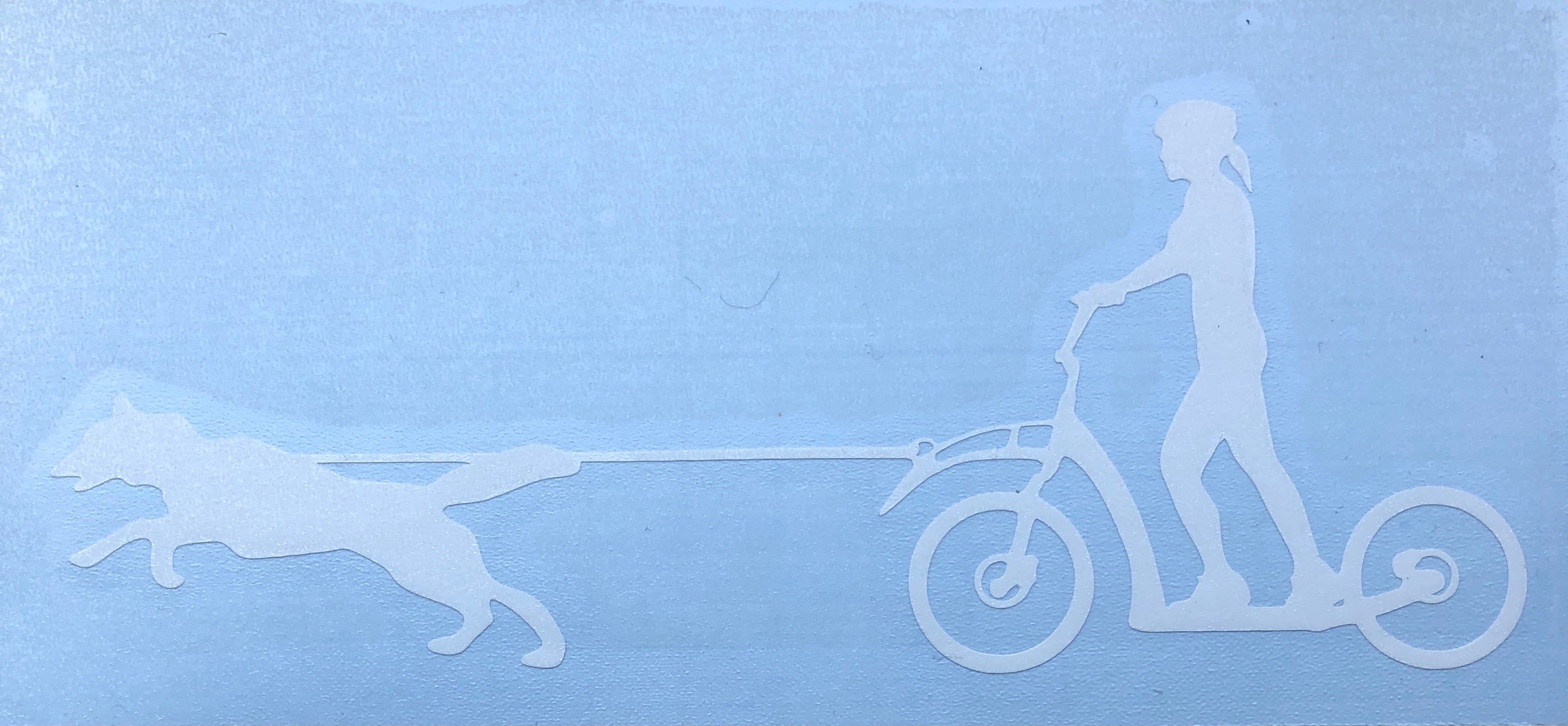 Sticker: Scooterjoring - SnowPaw Store - SnowPaw Store - Gifts