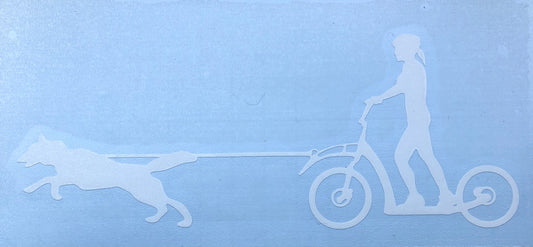 Sticker: Scooterjoring - SnowPaw Store - SnowPaw Store - Gifts