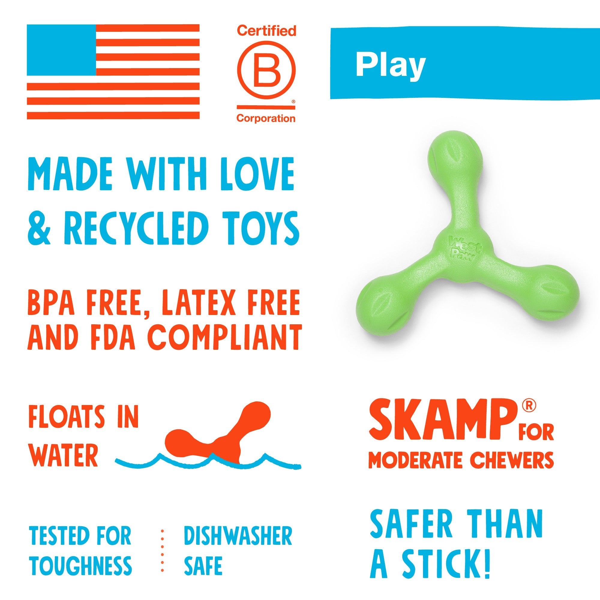 Zogoflex Toppl (West Paw) - SnowPaw Store - West Paw - Food & Health